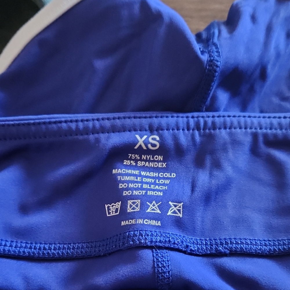 Blue Athletic Leggings